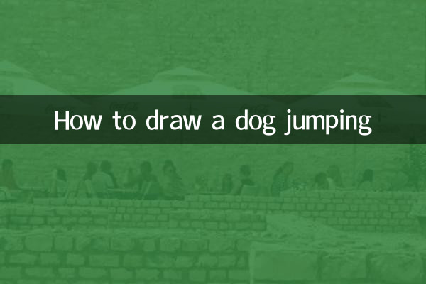Come disegnare un cane che salta