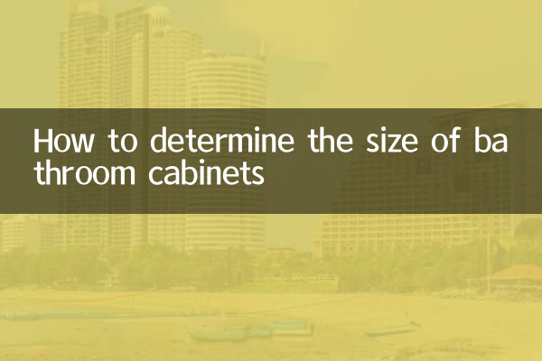 Comment déterminer la taille des armoires de salle de bain
