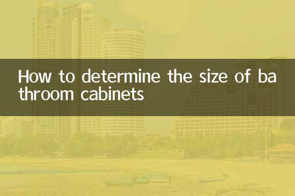 باتھ روم کیبنٹ کے سائز کا تعین کیسے کریں