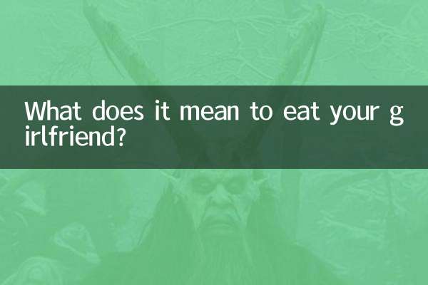 ガールフレンドを食べるとはどういう意味ですか?