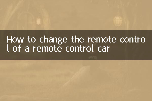 Come cambiare il telecomando di un'auto telecomandata
