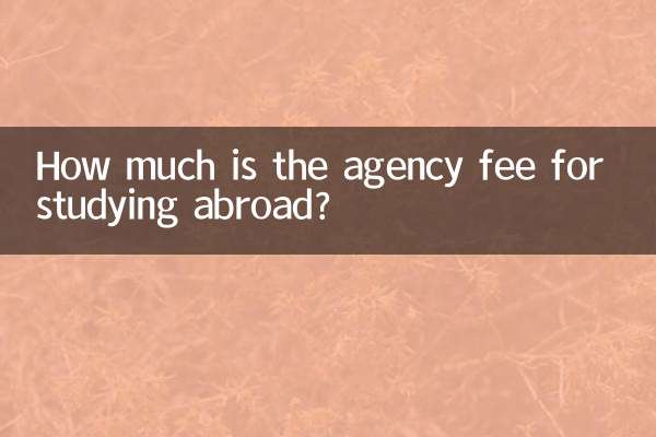 Wie hoch ist die Vermittlungsgebühr für ein Auslandsstudium?
