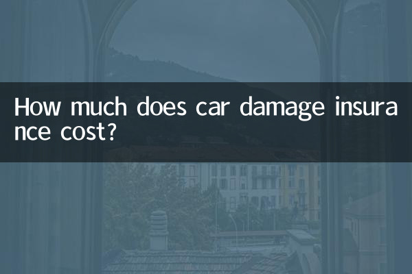 Quanto costa l'assicurazione contro i danni dell'auto?
