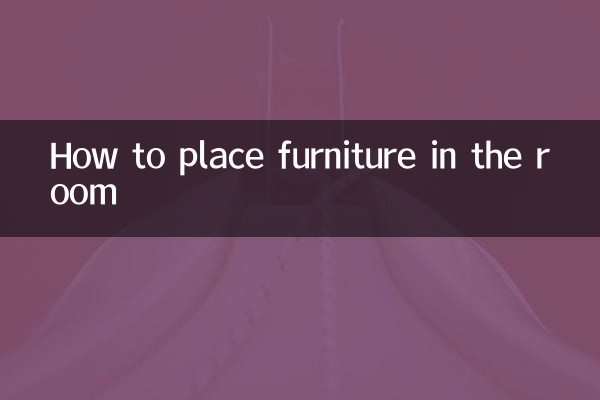 نحوه قرار دادن مبلمان در اتاق