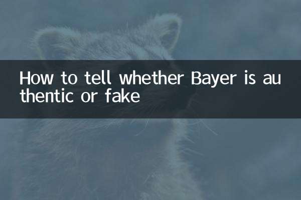 Comment savoir si Bayer est authentique ou faux