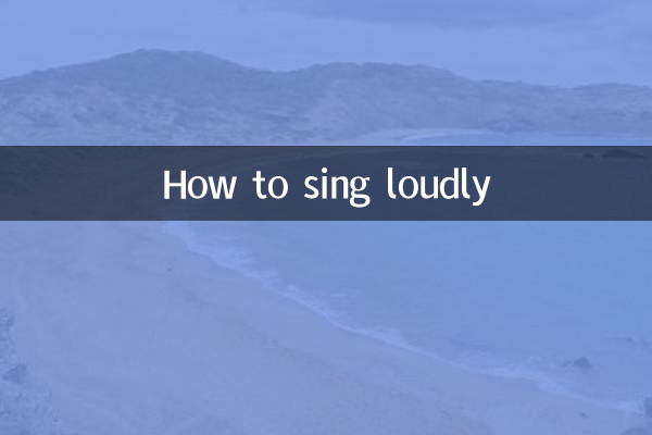 কিভাবে জোরে গান গাইতে হয়
