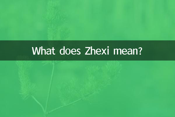 哲熙含义是什么