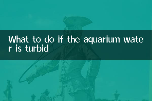 Was tun, wenn das Aquarienwasser trüb ist?