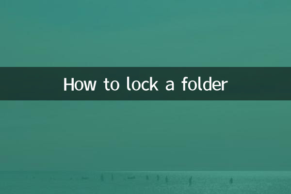 Как заблокировать папку