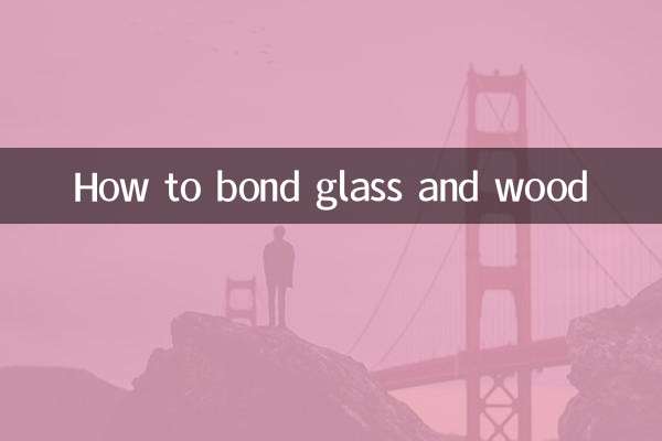 So verkleben Sie Glas und Holz