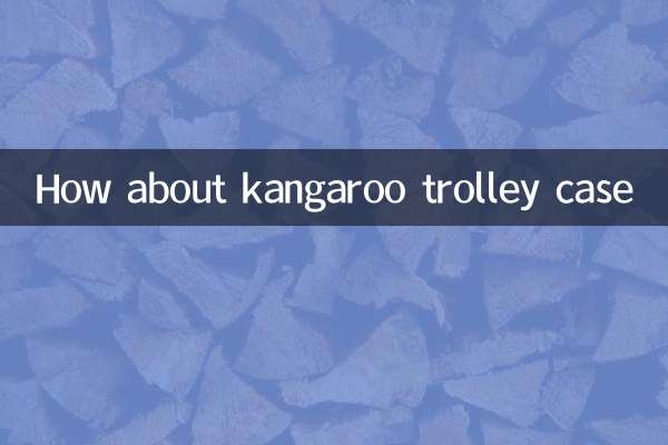 袋鼠拉杆箱怎么样