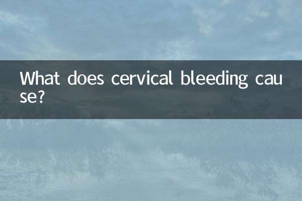 宮頸出血會導致什麼