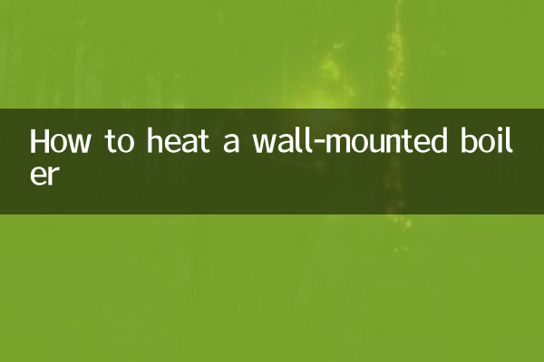 Como aquecer uma caldeira de parede
