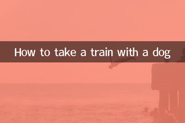 Wie fährt man mit einem Hund in den Zug?