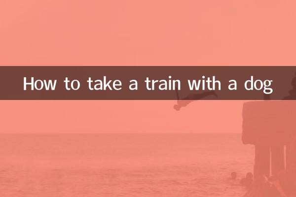 Comment prendre un train avec un chien