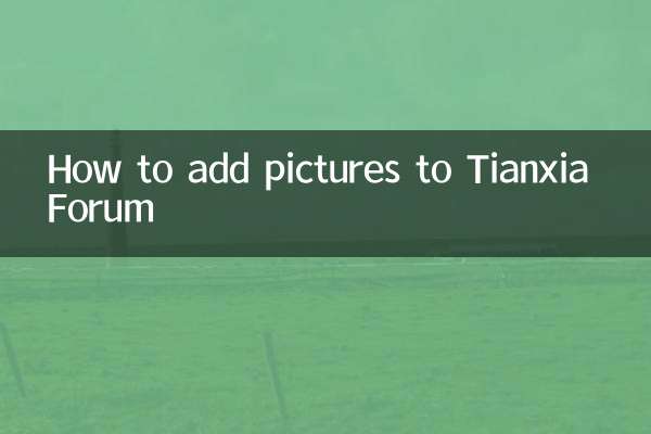 كيفية إضافة الصور إلى منتدى Tianxia