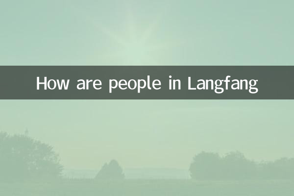 Wie geht es den Menschen in Langfang?