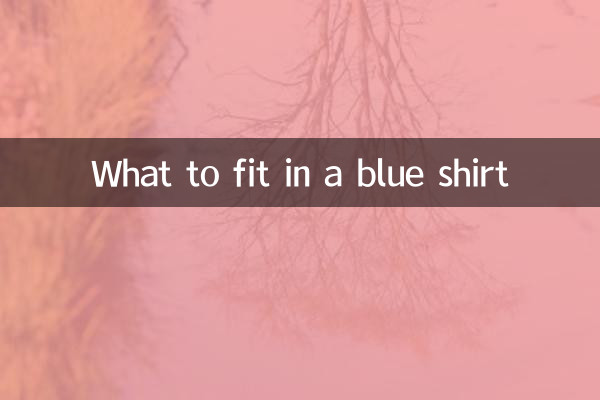 Was passen in ein blaues Hemd?