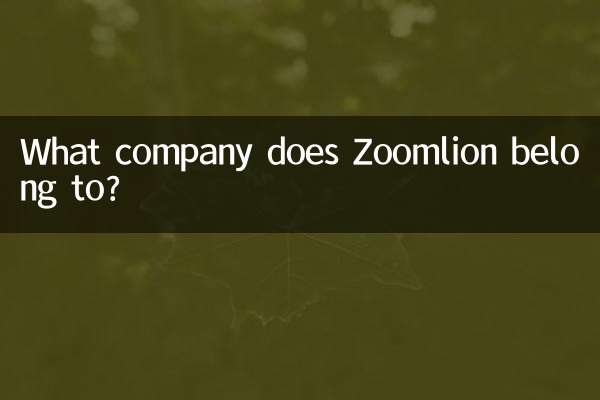 Zu welchem ​​Unternehmen gehört Zoomlion?