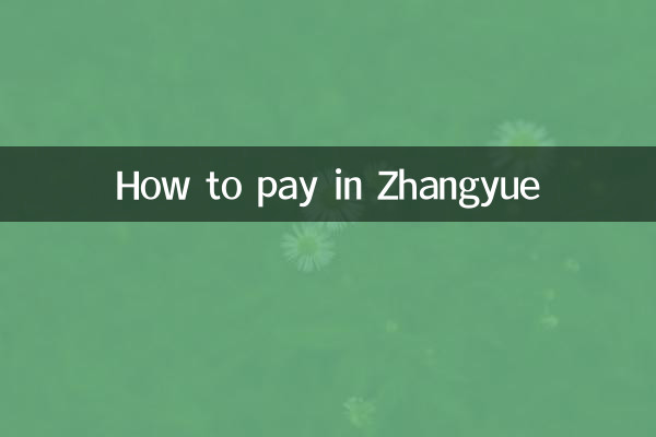 Cómo pagar en Zhangyue