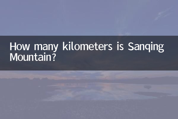 Sanqing Mountain은 몇 킬로미터입니까?