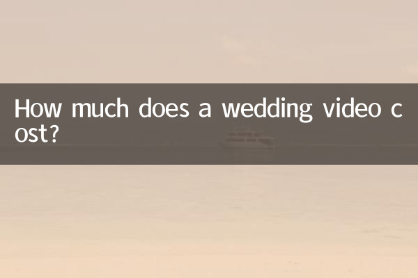 Quanto costa un video di matrimonio?