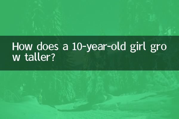 Wie wird ein 10-jähriges Mädchen größer?