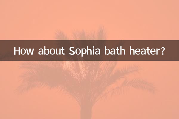 How about Sophia bath heater?