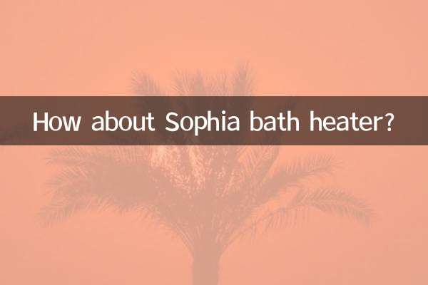 How about Sophia bath heater?