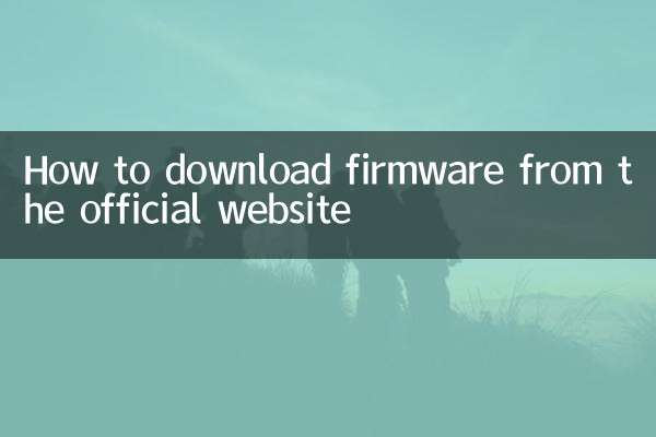 So laden Sie Firmware von der offiziellen Website herunter