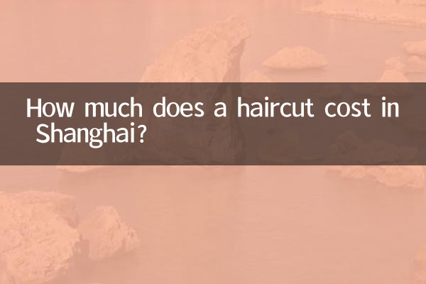 상하이에서 이발 비용은 얼마입니까?