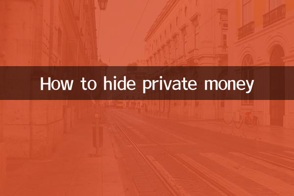 چگونه پول خصوصی را پنهان کنیم