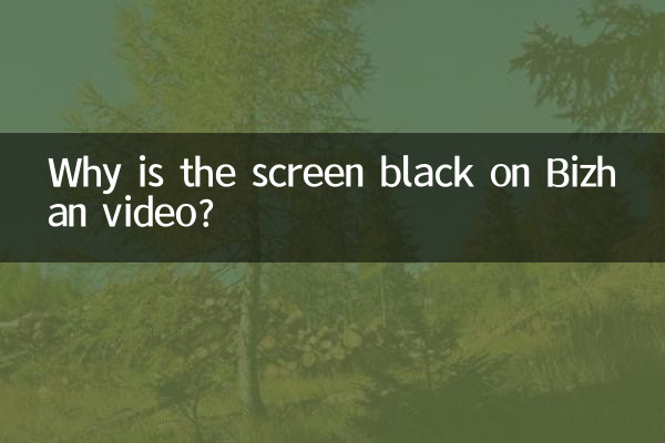 بیزن ویڈیو پر اسکرین بلیک کیوں ہے؟