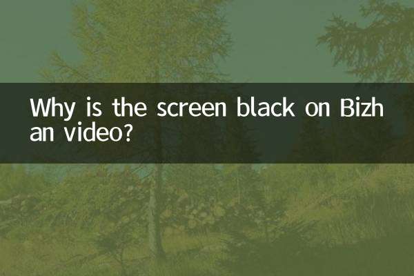 بیزن ویڈیو پر اسکرین بلیک کیوں ہے؟
