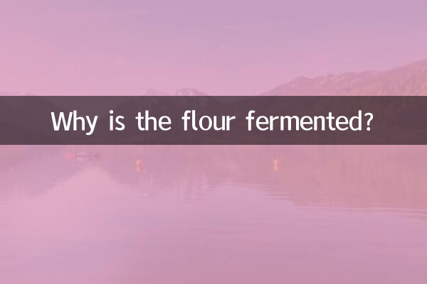 Warum wird das Mehl fermentiert?
