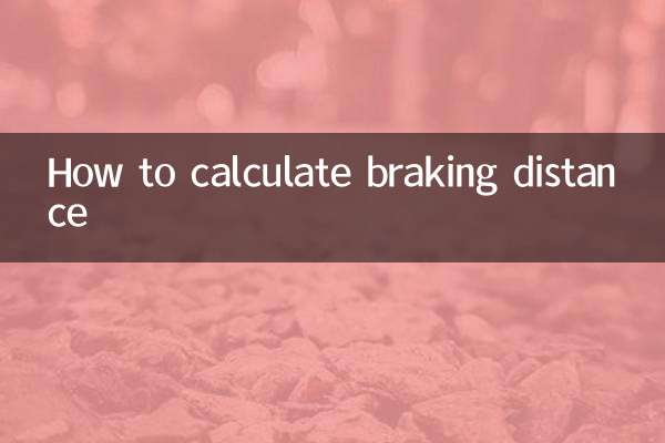 Como calcular a distância de frenagem