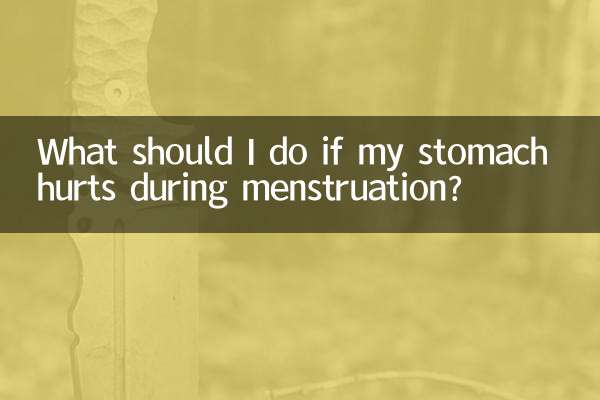 Cosa devo fare se mi fa male lo stomaco durante le mestruazioni?