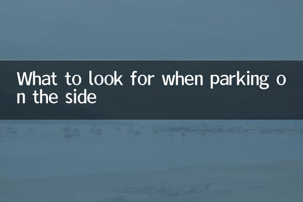 O que procurar ao estacionar na lateral