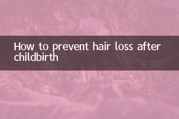 So verhindern Sie Haarausfall nach der Geburt