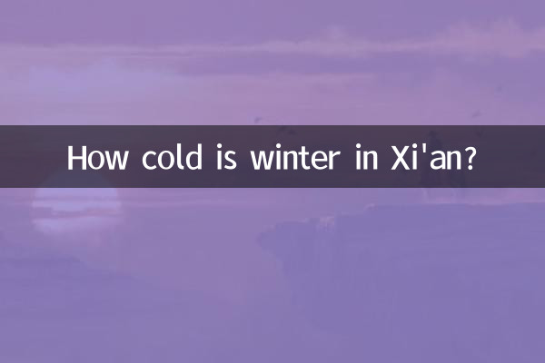 Wie kalt ist der Winter in Xi'an?