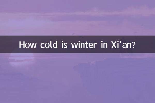 Wie kalt ist der Winter in Xi'an?