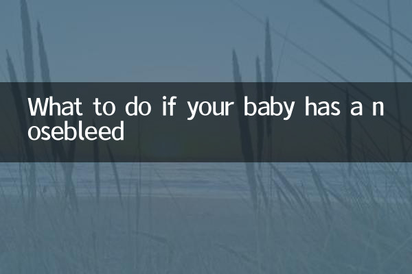 আপনার শিশুর নাক দিয়ে রক্তপাত হলে কি করবেন