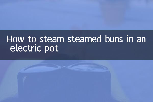 So dämpfen Sie Dampfbrötchen in einem elektrischen Topf