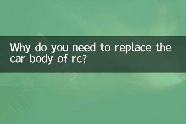 Pourquoi avez-vous besoin de remplacer la carrosserie de la voiture télécommandée ?