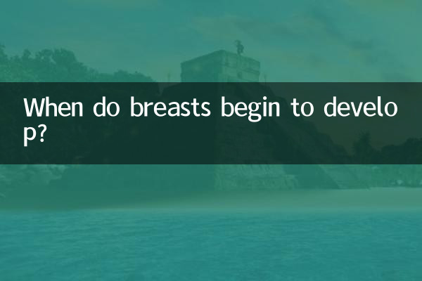 কখন স্তন বিকশিত হতে শুরু করে?