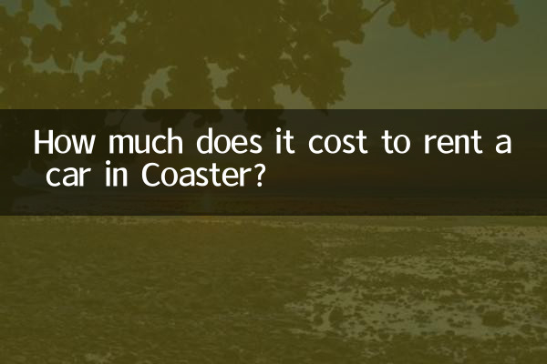 Quanto custa alugar um carro em Coastal?