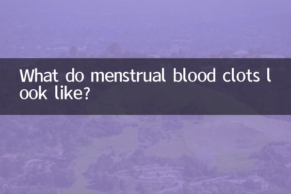 Como são os coágulos sanguíneos menstruais?