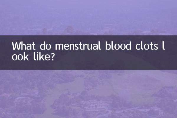 Como são os coágulos sanguíneos menstruais?