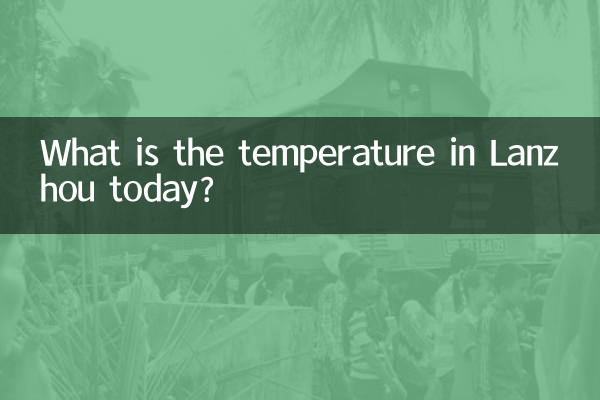 Qual é a temperatura em Lanzhou hoje?