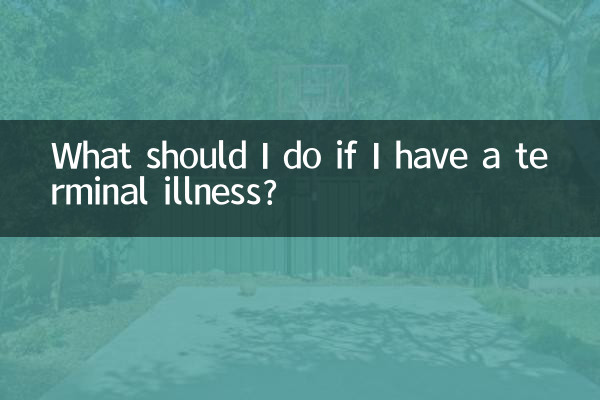 Cosa devo fare se ho una malattia terminale?